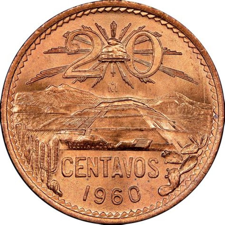 100 centavos in Mexico