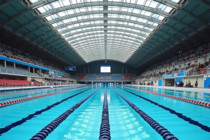 100 meters in an Olympic-sized pool