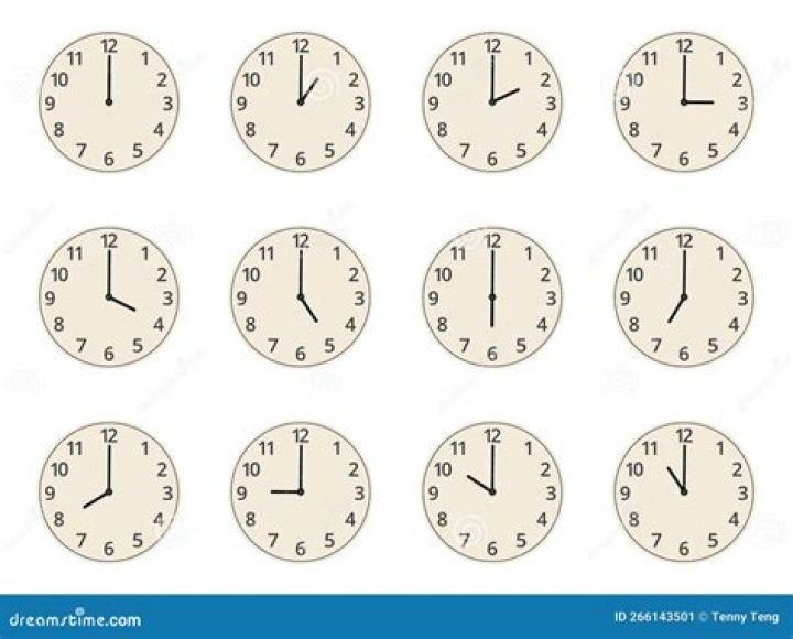 12 on an old clock face