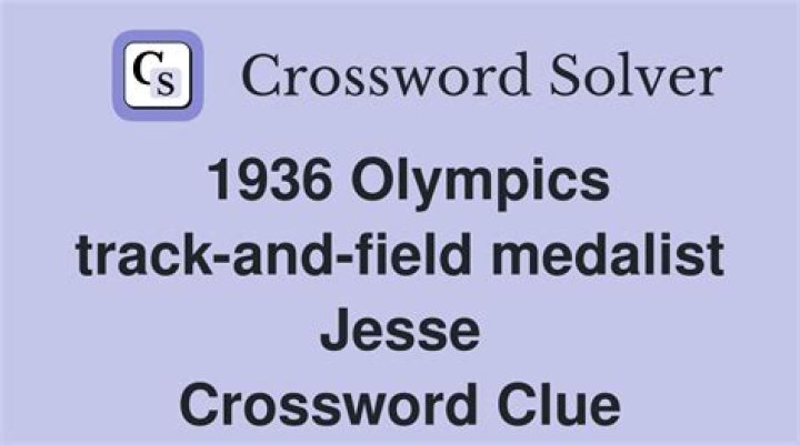 1936 Olympics track-and-field medalist Jesse