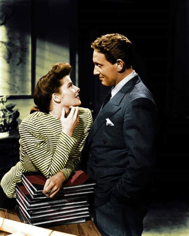 1942 Katharine Hepburn/Spencer Tracy rom-com where both play journalists: 4 wds.