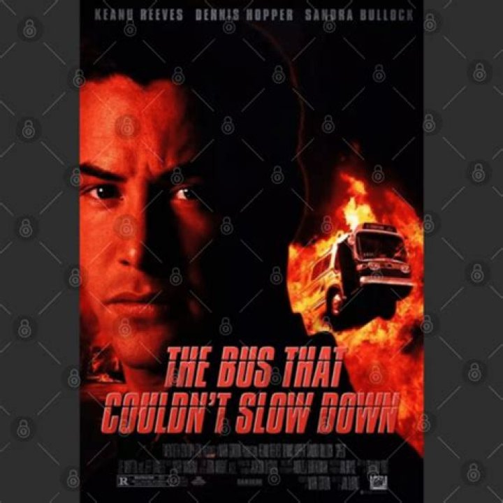 1994 movie referred to by Homer Simpson as The Bus That Couldn't Slow Down