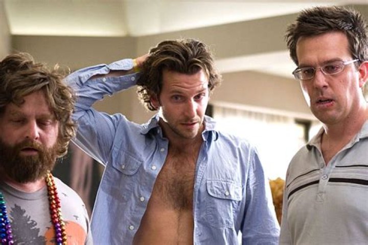 2009 Bradley Cooper film with Zach Galifianakis and Ed Helms: 2 wds.
