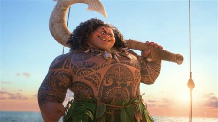 2016 Disney film in which Dwayne Johnson voiced Maui