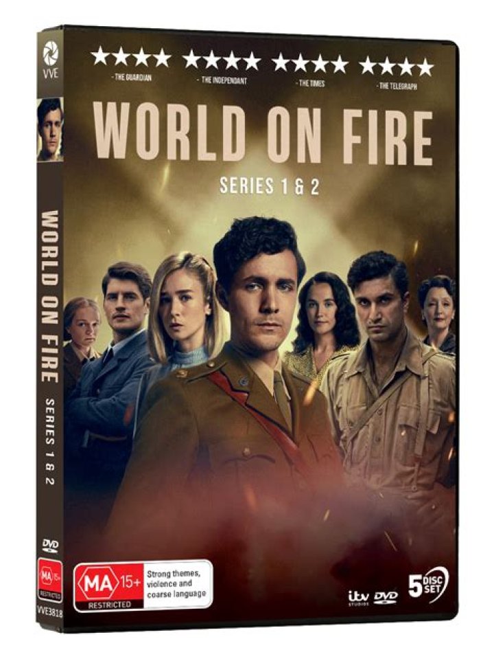 2019 World War II BBC drama starring Helen Hunt and Sean Bean: 3 wds.