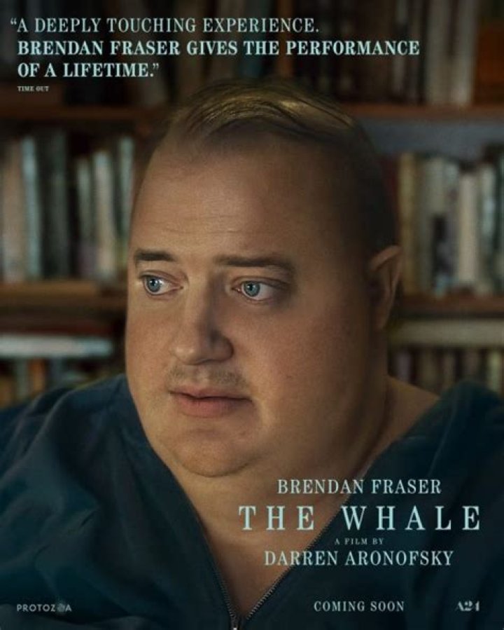 2022 drama starring Brendan Fraser as a reclusive English teacher: 2 wds.