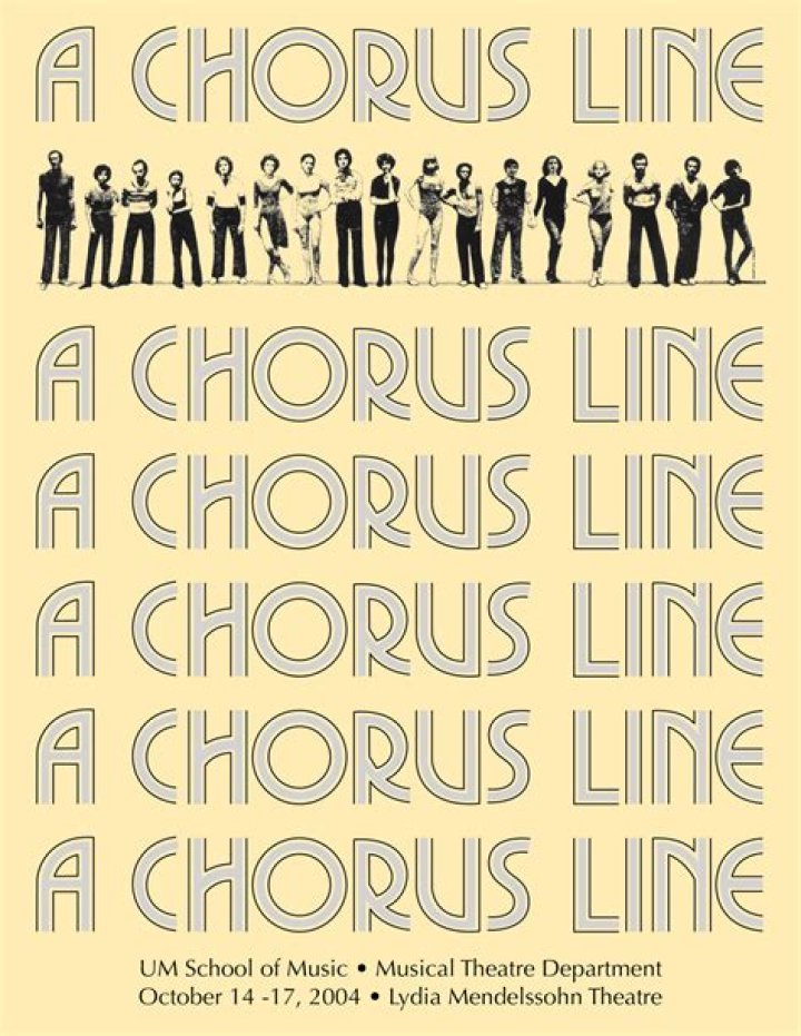 A Chorus Line number that's actually a number