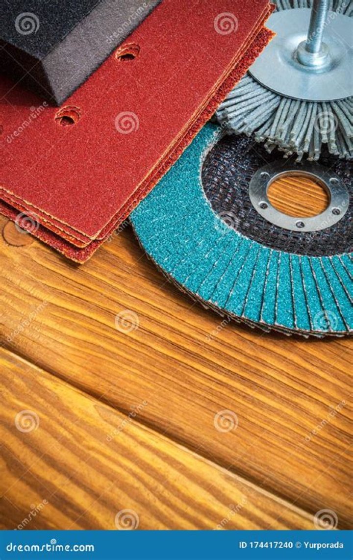 Abrasive stuff on sandpaper