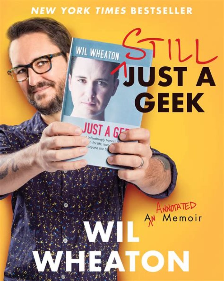 Actor Wheaton who recorded Still Just a Geek: The Audiobook