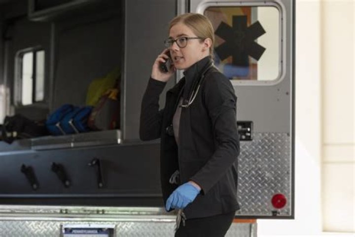 Actress Larter who plays a doctor on The Rookie