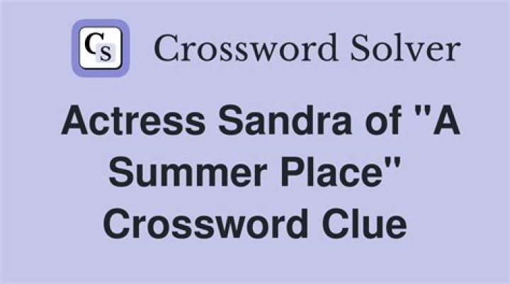 Actress Sandra of A Summer Place