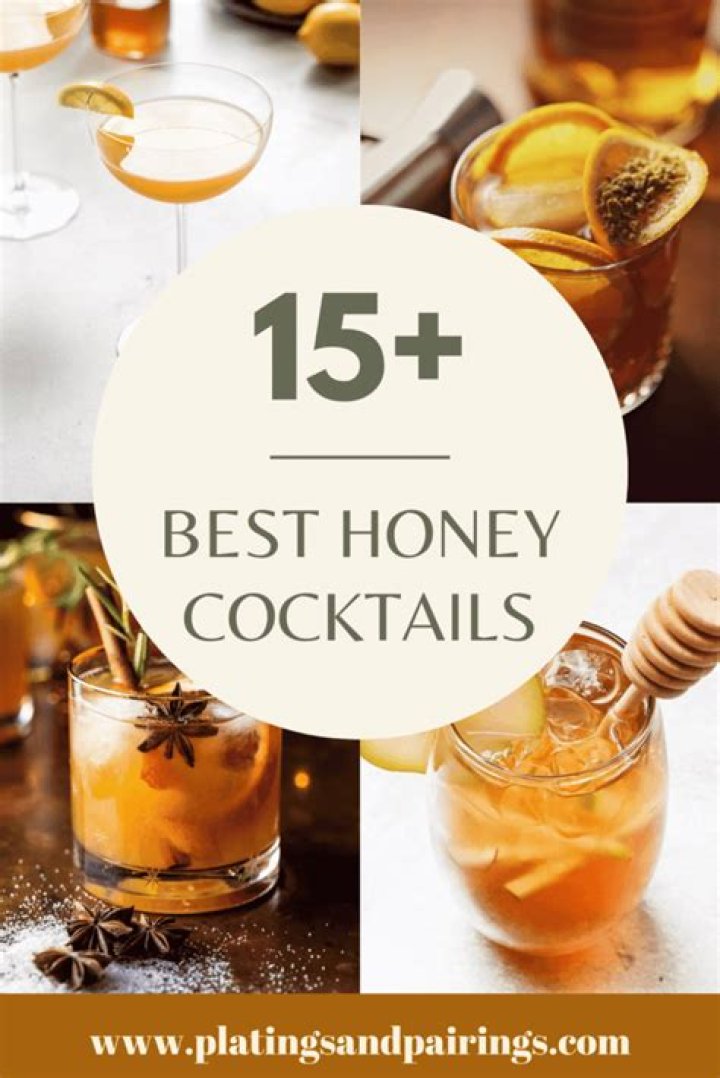 Alcoholic drink made with honey
