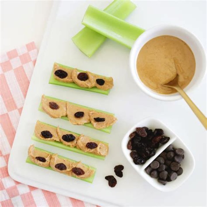 Ants ___ log (kids' snack): 2 wds.