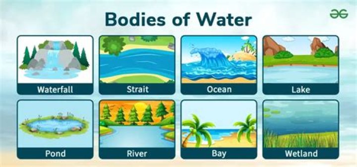 Any of five great bodies of water