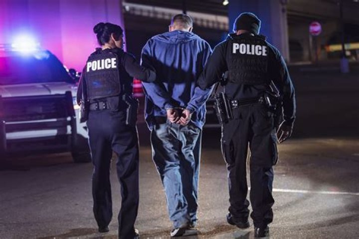 Apprehend as a criminal suspect