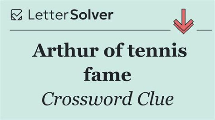 Arthur of tennis fame