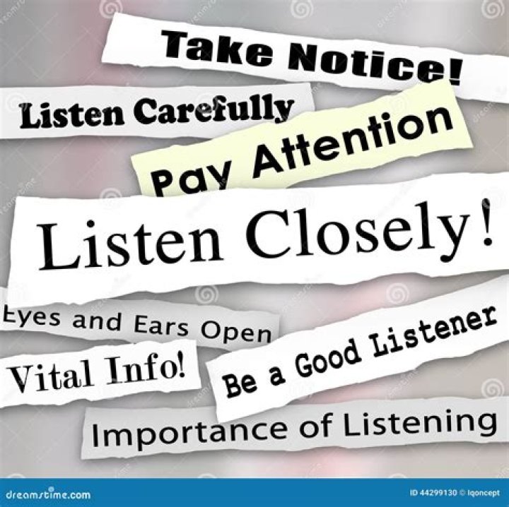 ___ attention (listen closely)