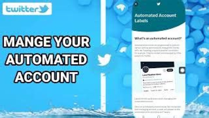 Automated account on Twitter