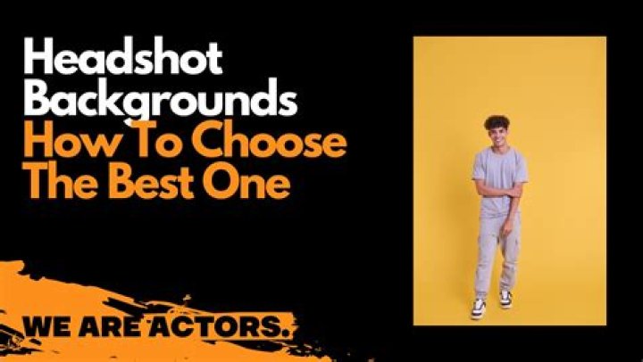 Backgrounds for actors