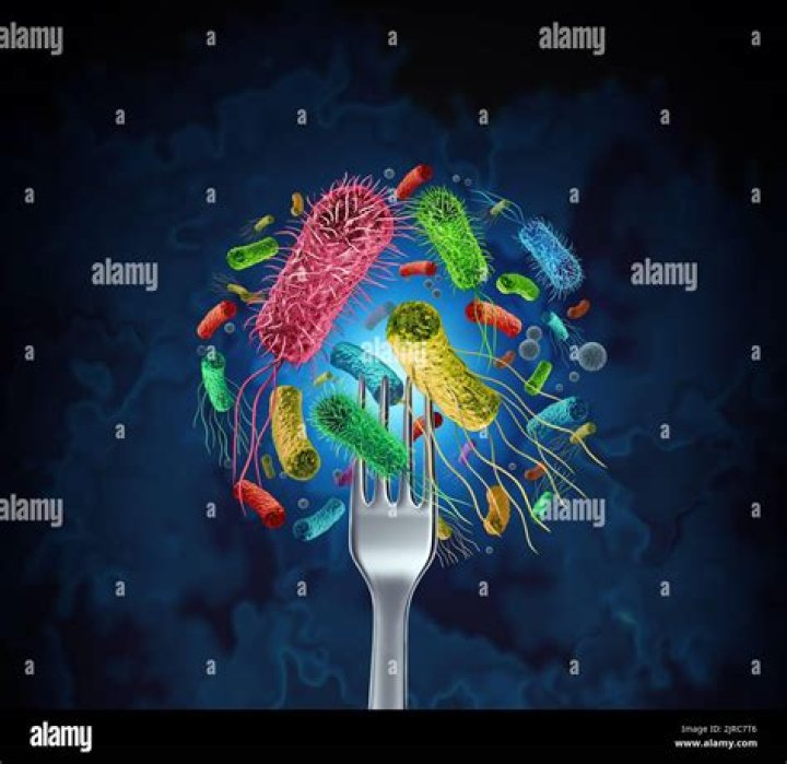 Bacteria in some uncooked food: 2 wds. abbr.