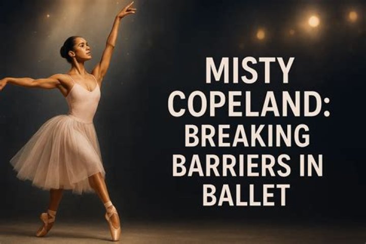 Ballet dancer Copeland