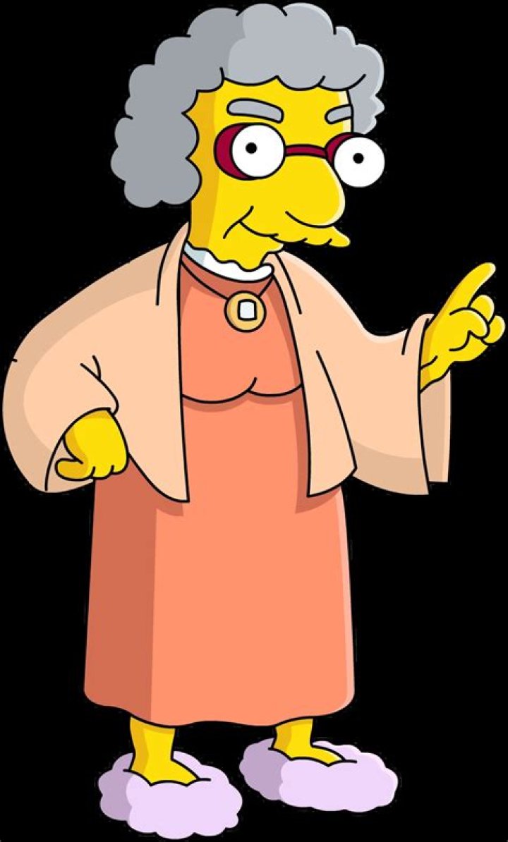 Bart's grandmother on The Simpsons