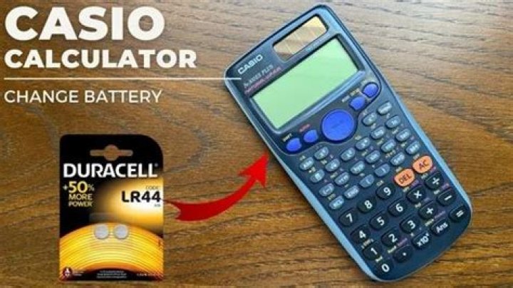 Battery size for some calculators