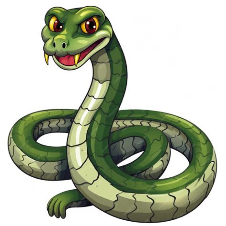 Beady part of a snake