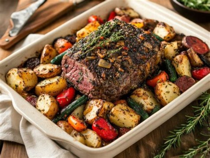 Beef-and-vegetables dish