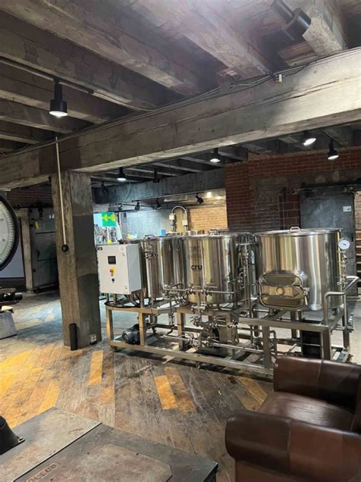 Beverage from a microbrewery often