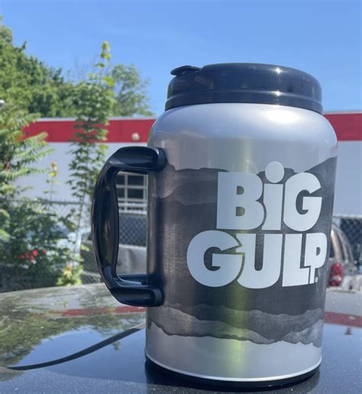 Big gulp from a bottle