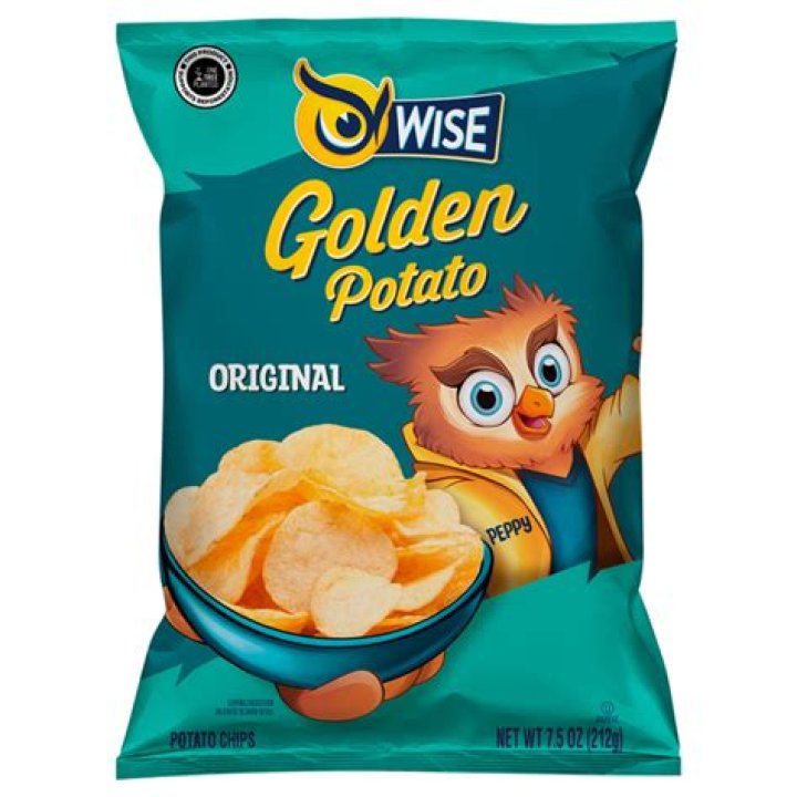 Bird mascot of Wise potato chips