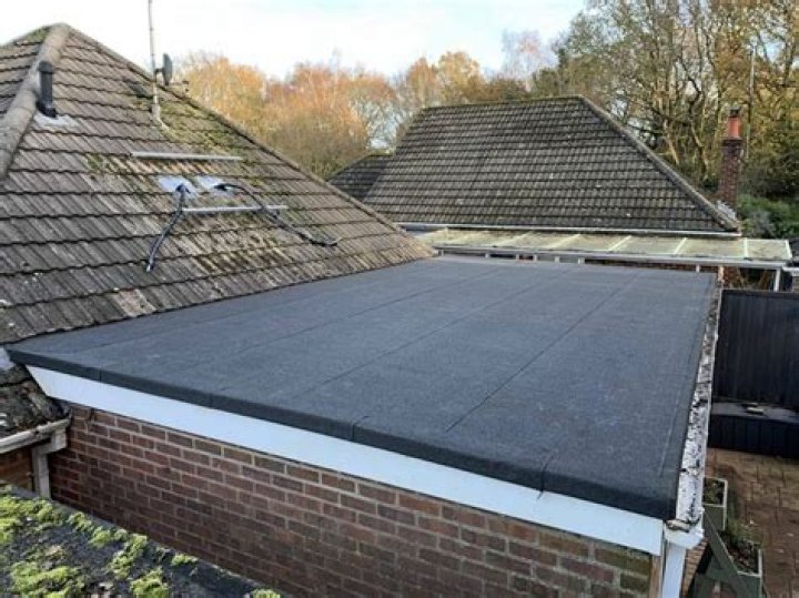 Black stuff used on flat roofs
