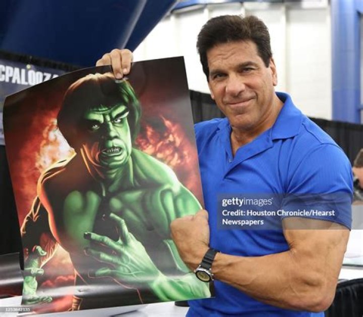 Bodybuilder Ferrigno who starred on The Incredible Hulk