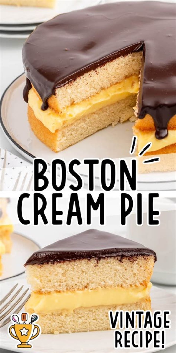 Boston cream and coconut custard for example