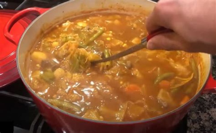 Cajun vegetable with pods