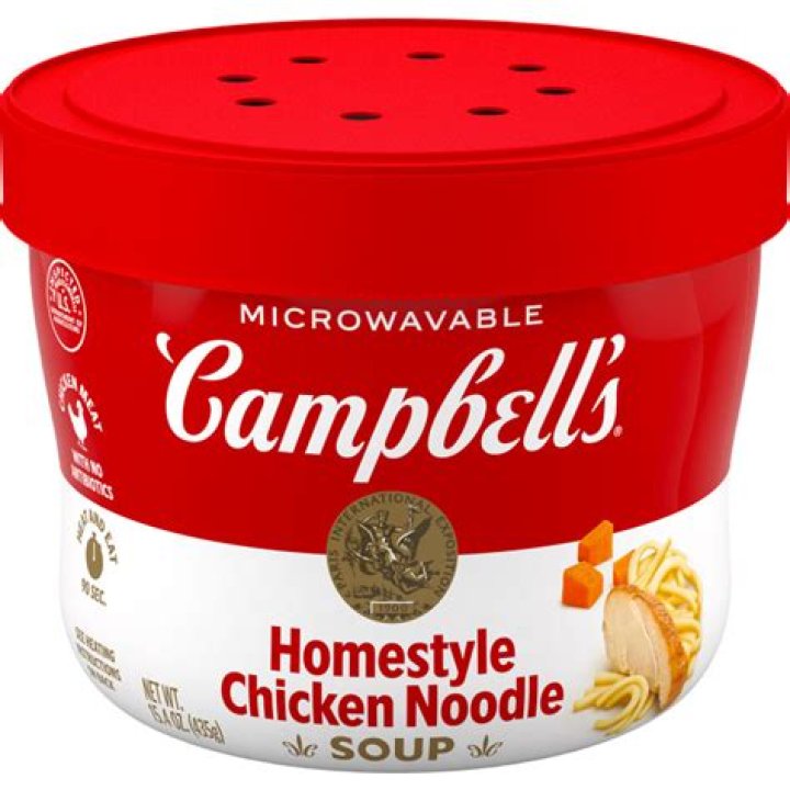 Campbell's chicken noodle for example