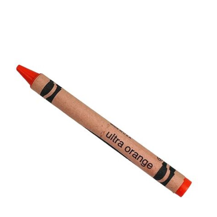 ___ Carrot (fluorescent Crayola crayon color)