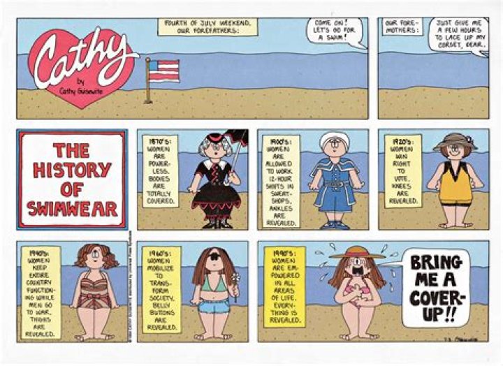 Cartoonist Guisewite whose main character shares her name