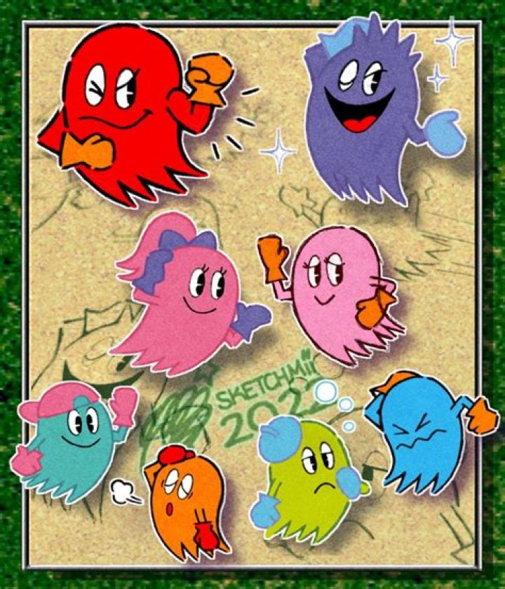 Characters who chase Pac-Man