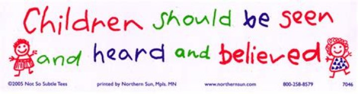 Children should be seen and ___ heard