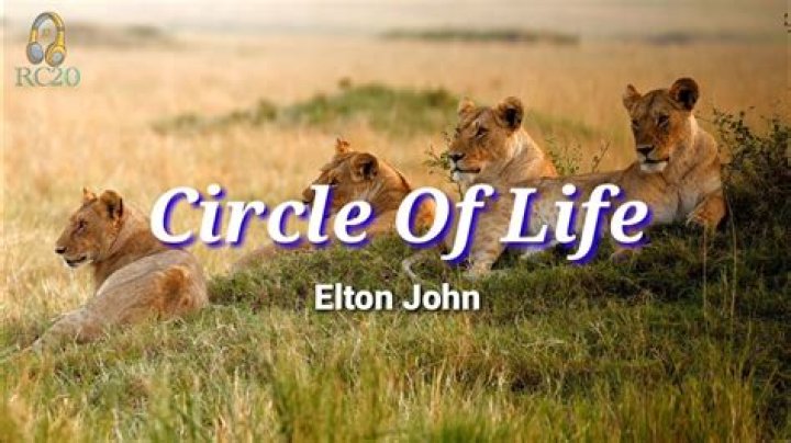 Circle of Life singer ___ John