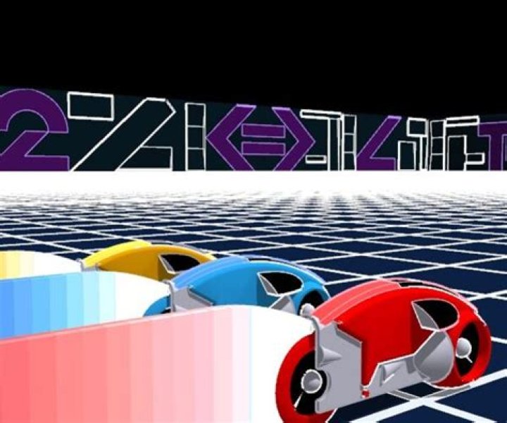 Classic video game involving lightcycles