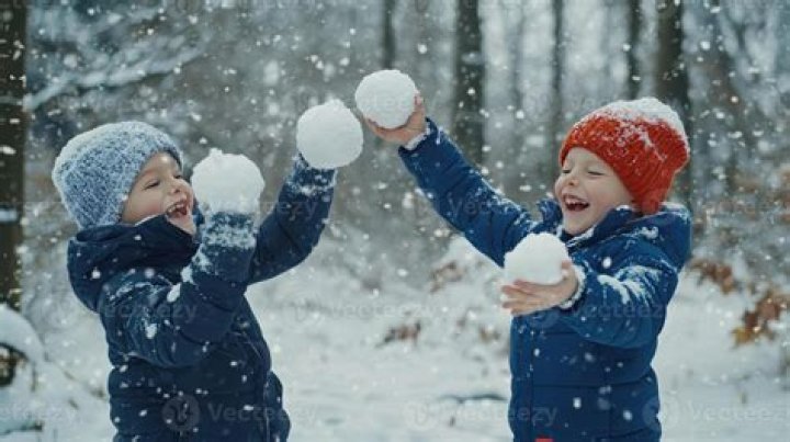 Clobbers with snowballs say