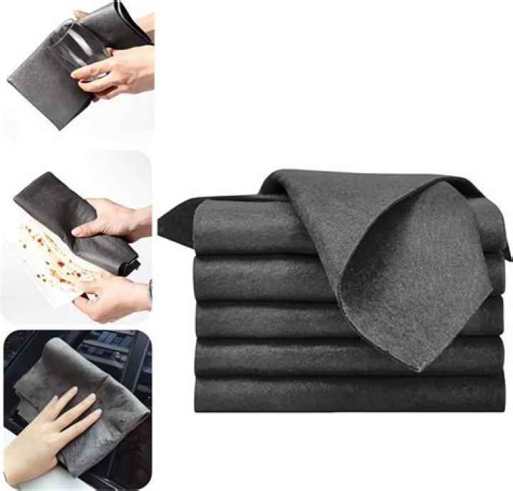 Cloth used when washing a car