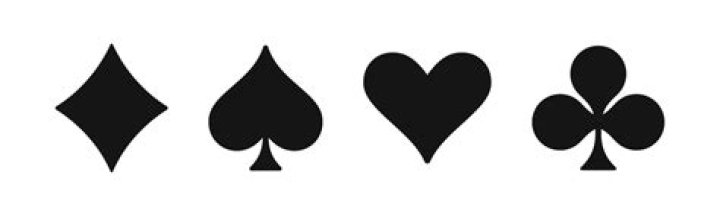 Clubs diamonds hearts or spades