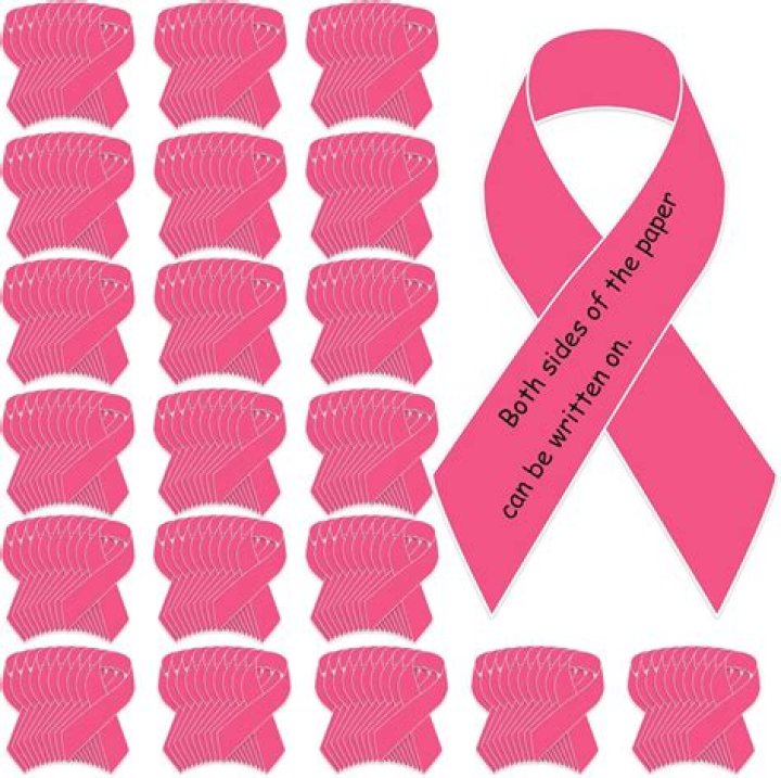 Color of a breast cancer awareness ribbon