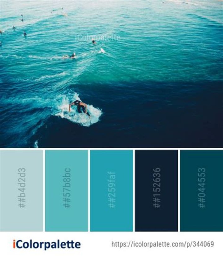 Color of sea water
