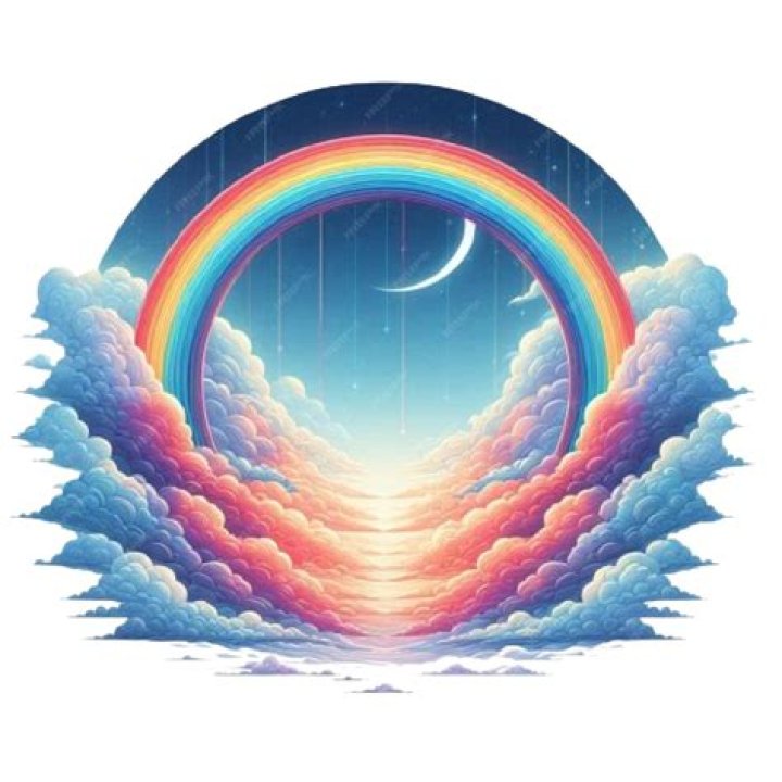 Colorful arc in the sky