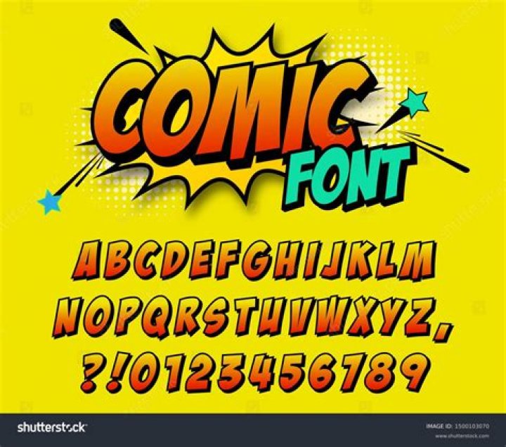 Comic ___ (font style)